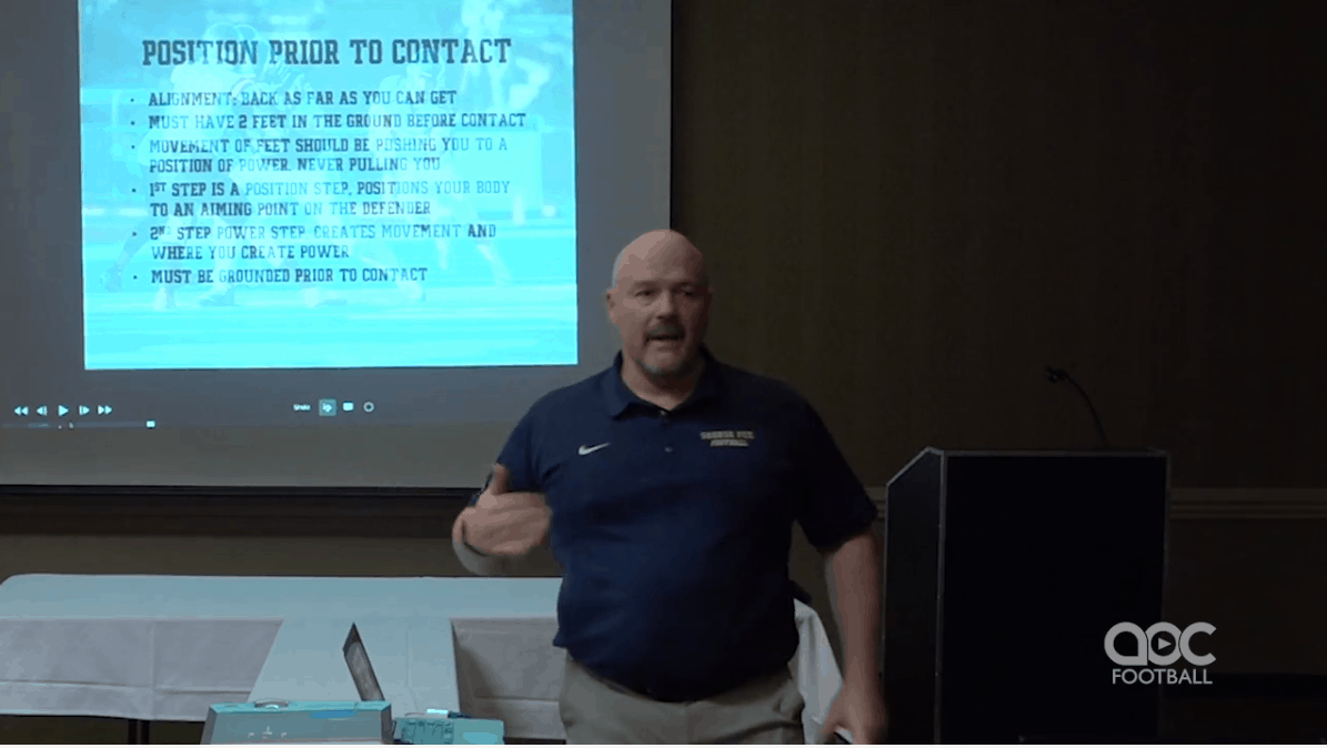 Ken Ingram Zone blocking drills The Art of Coaching Football