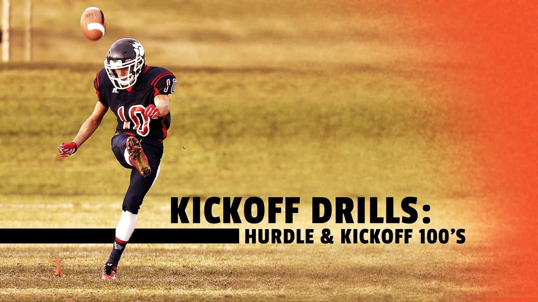 Kickoff drills Hurdle and kickoff 100’s The Art of Coaching Football